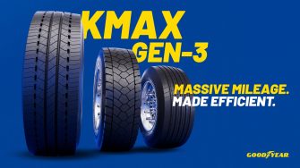 Goodyear lanza la serie KMAX GEN‑3 con hasta 13 % menos resistencia a la rodadura y más del 40 % de materiales sostenibles