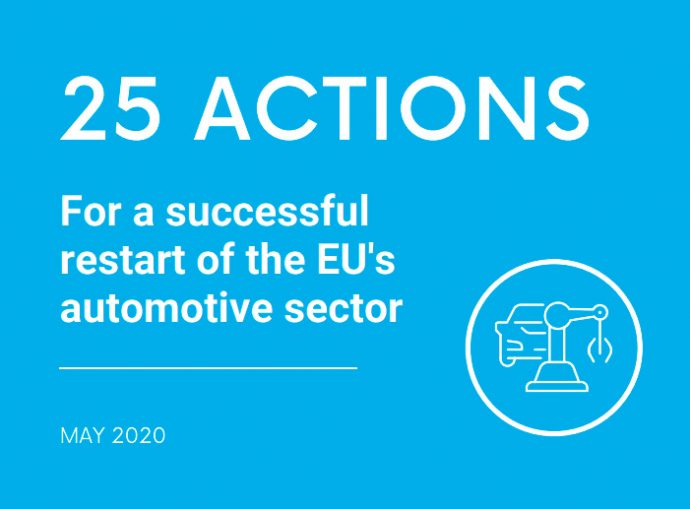 25 propuestas asociaciones europeas automoción para renovación de vehículos y salida de crisis