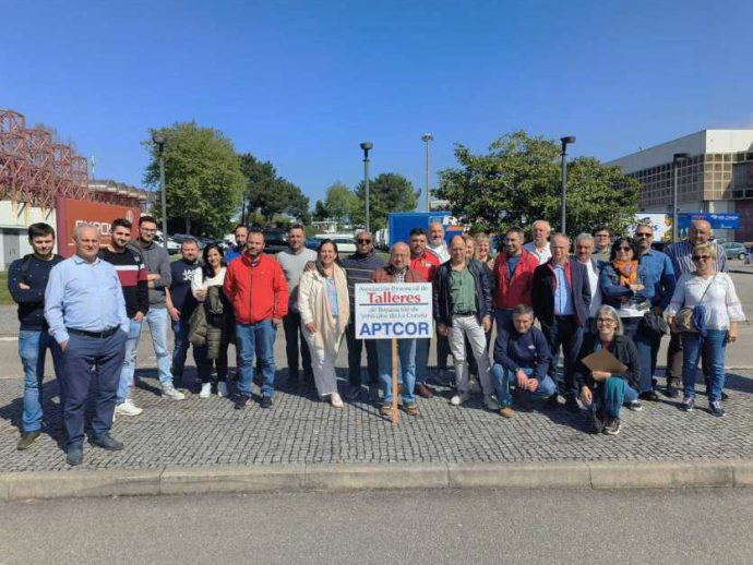 30 miembros de talleres coruñeses asisten a Expomecanica 2023 con Aptcor