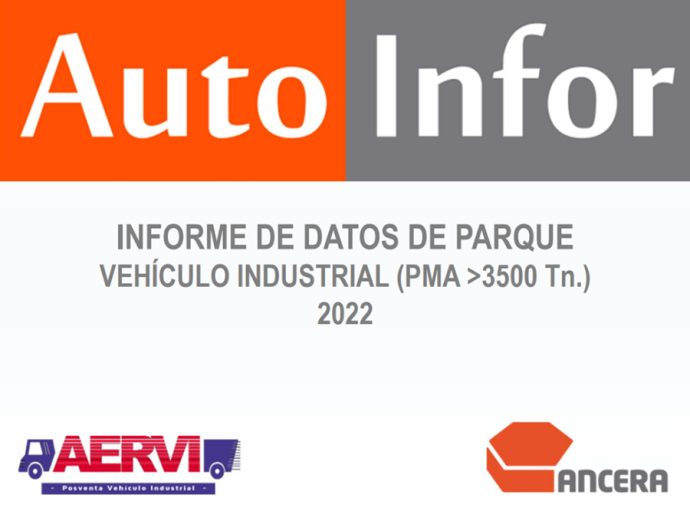 AERVI presenta parque circulante de vehículo industrial autobuses y autocares de 2022