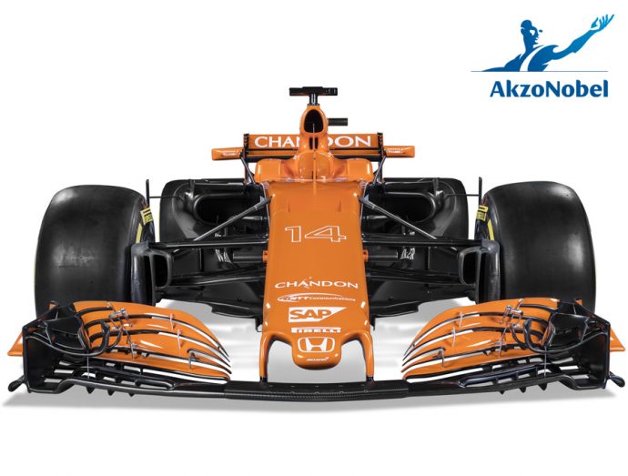 AkzoNobel pintura Mclaren F1