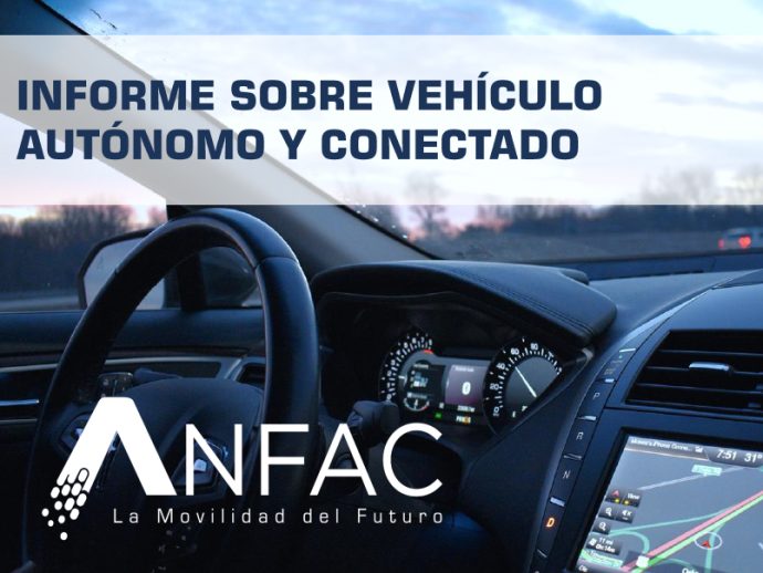 Anfac publica su primer Informe sobre Vehículo Autónomo y Conectado