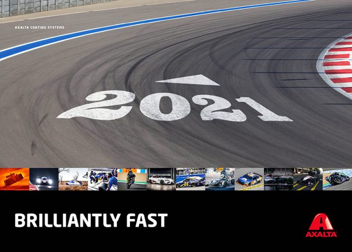 Axalta calendario 2021 Brilliantly Fast