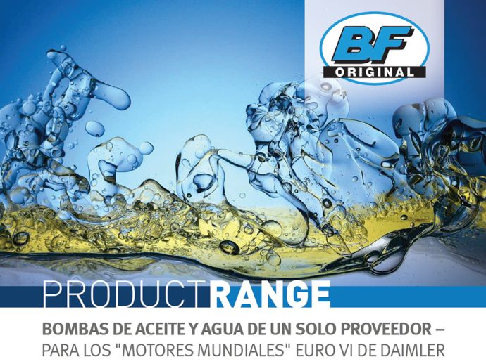 BF Motorservice proveedor integral de bombas de agua y aceite para motores Daimler OM934 y OM936