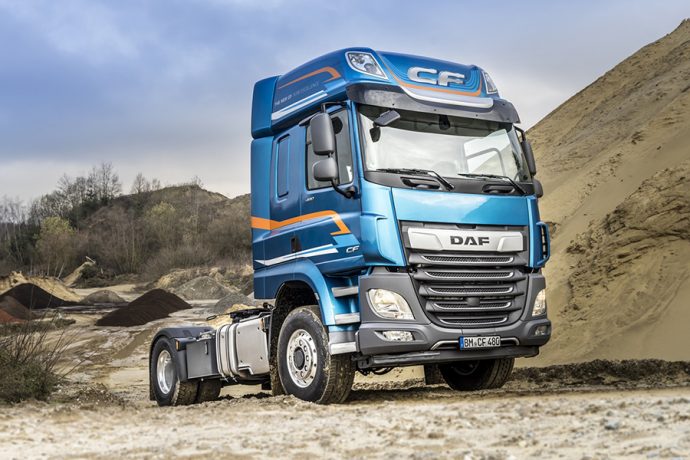 camiones DAF CF y XF tracción delantera conmutable