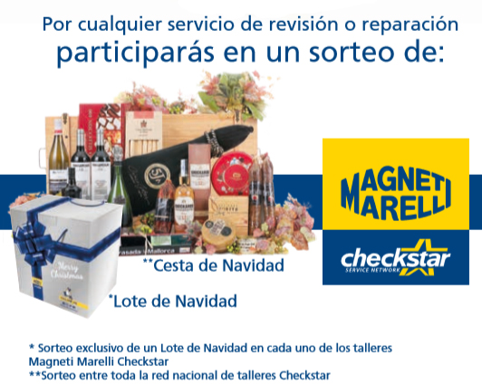 campaña de navidad 2018 Magneti Marelli Checkstar