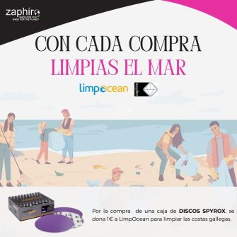 Zaphiro lanza una campaña sostenible con sus discos Spyrox para limpiar playas gallegas
