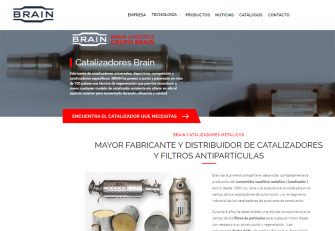 Catalizadores Brain renueva la imagen de su página web