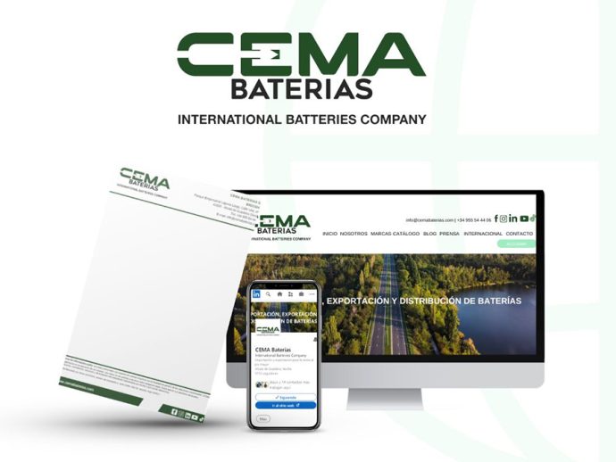 CEMA Baterías renueva su identidad corporativa