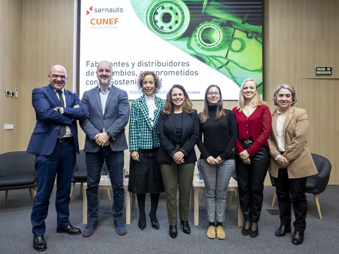 Comisión de Recambios de Sernauto evento sobre avances de fabricantes y distribuidores de recambios en materia de sostenibilidad