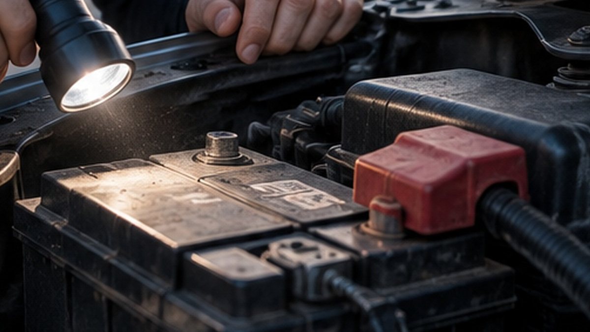 Comprobación de batería y sistema eléctrico de un coche