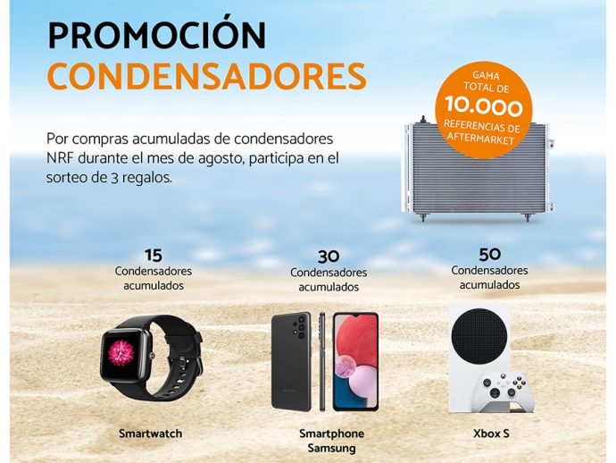 condensadores NRF con premio solo durante las compras del mes de agosto de 2022