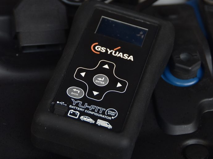 configurador de baterías GS Yuasa Yu-Fit