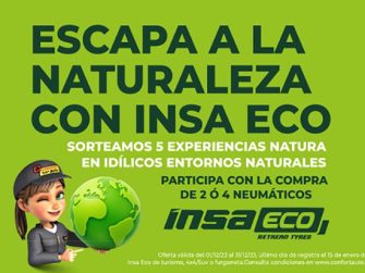 Confortauto sortea experiencias en entornos naturales con Insa Eco