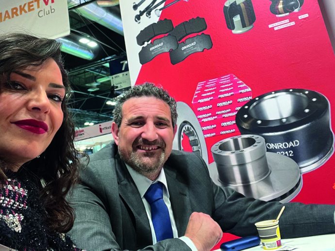 Cristina Pedreño y Teodoro Pedreño en Motortec 2022