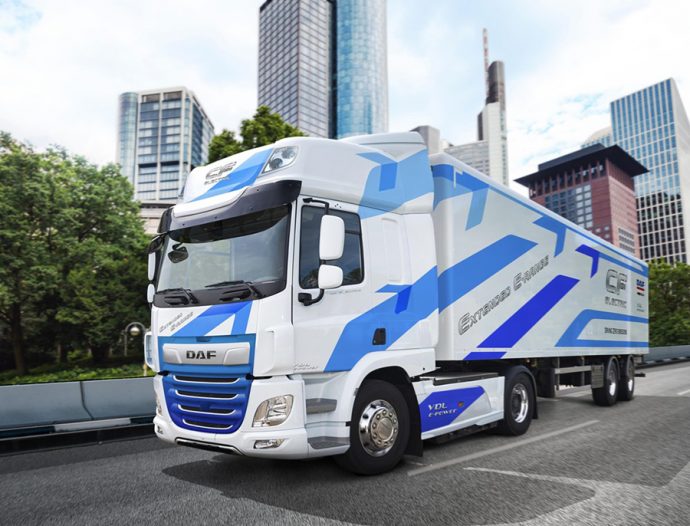 DAF duplica autonomía camión CF Electric