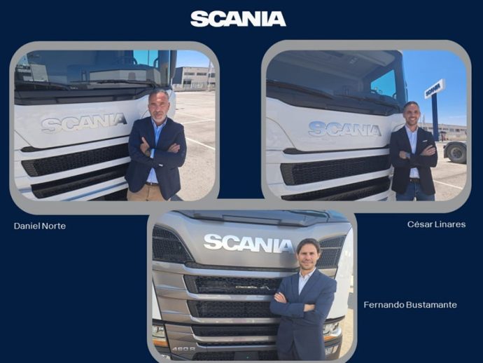 Daniel Norte y César Linares cambian sus roles en Scania Ibérica