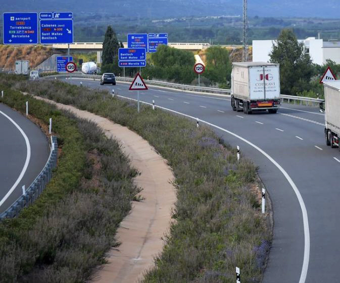 desvío obligatorio de camiones a autopistas de peaje