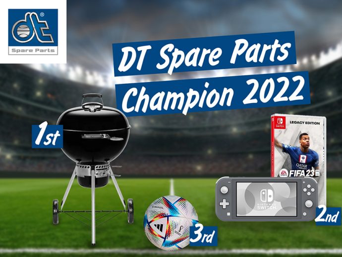 distribuidor de recambios de Países Bajos gana el título DT Spare Parts Champion 2022