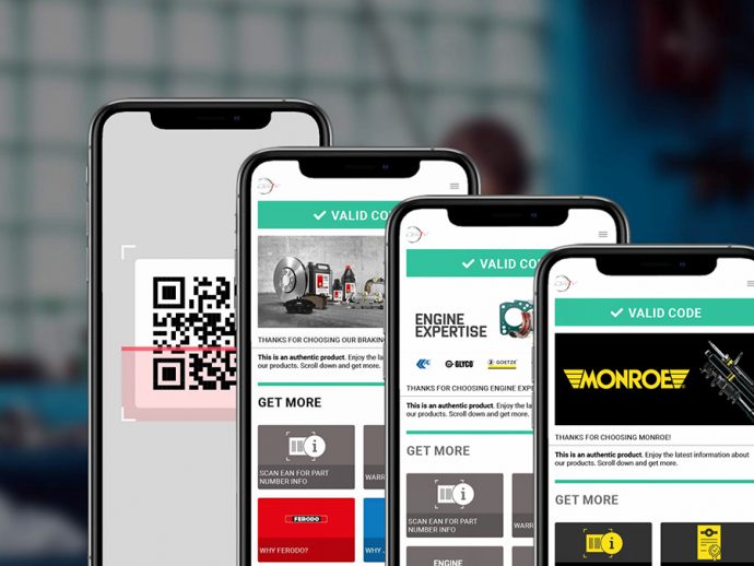 DRiV Motorparts implementa códigos QR a los productos de sus marcas