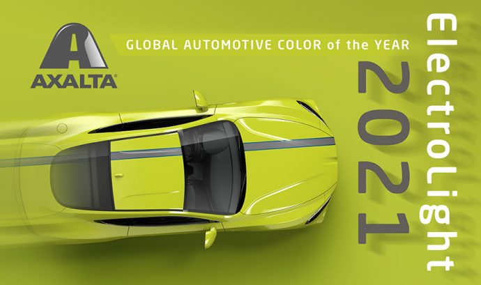 ElectroLight color del año 2021 de Axalta para automoción