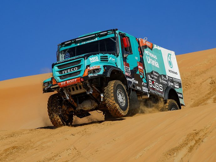 equipo Petronas De Rooy Iveco listo para competir en el Dakar 2022