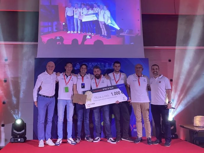 equipo Truck Lions de Talleres Craf campeón del RTEC Renault Trucks E-Tech