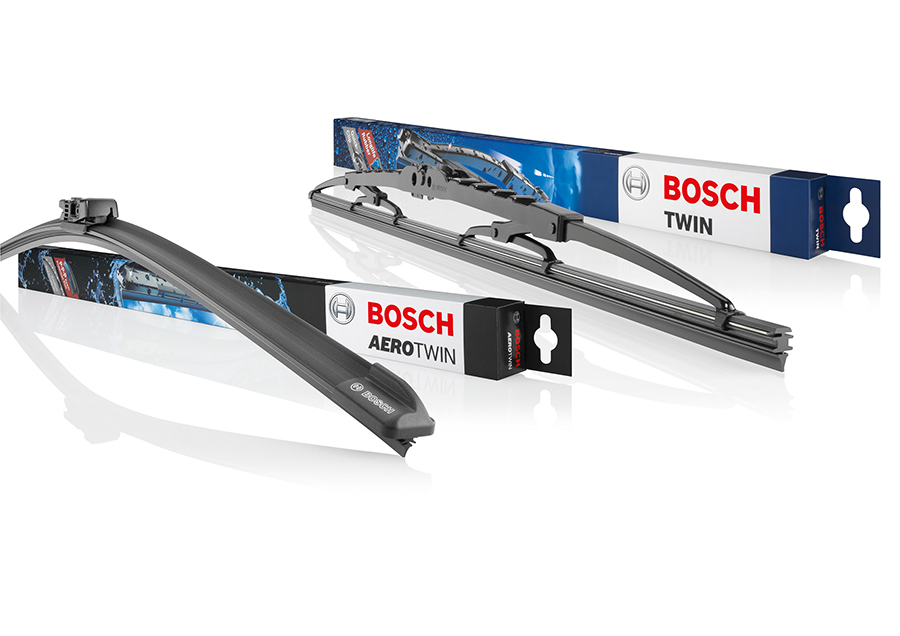 Bosch incorpora los limpiaparabrisas TWIN y AEROTWIN