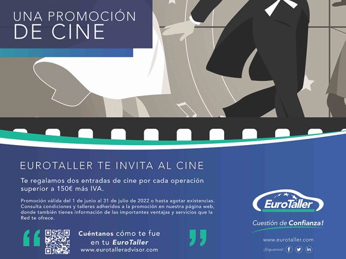 EuroTaller obsequia a sus clientes con entradas dobles para el cine