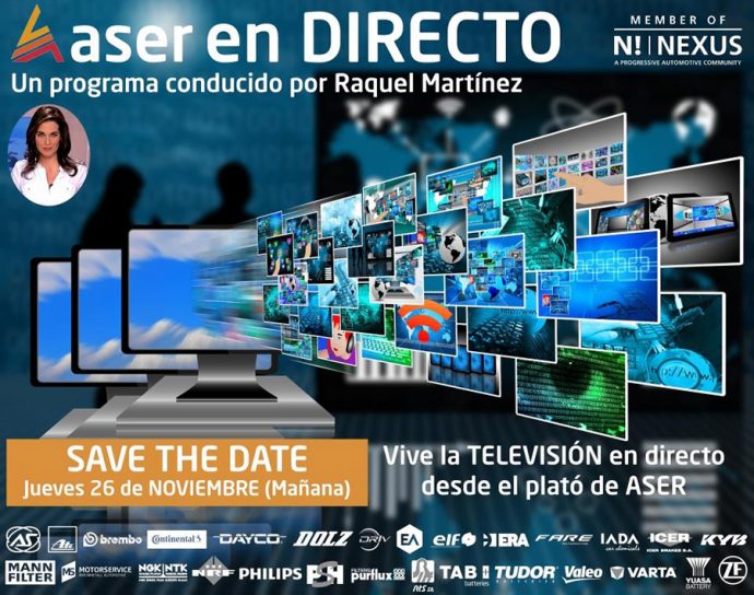 evento televisivo posventa de automoción ASER en Directo 2020