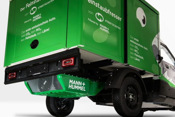 MANN+HUMMEL presenta el primer vehículo neutro en emisiones