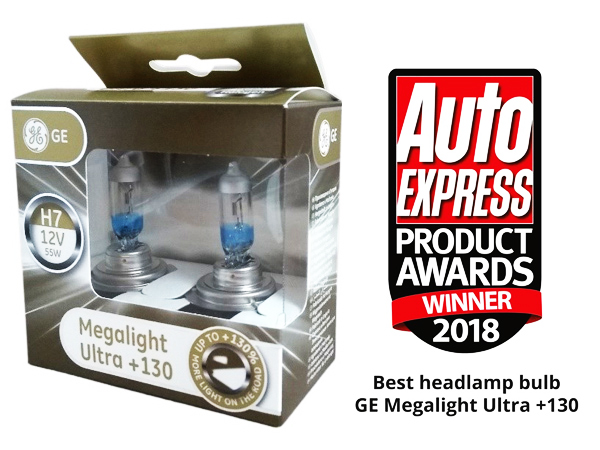 GE Megalight Ultra +130 mejor lámpara de faro 2018