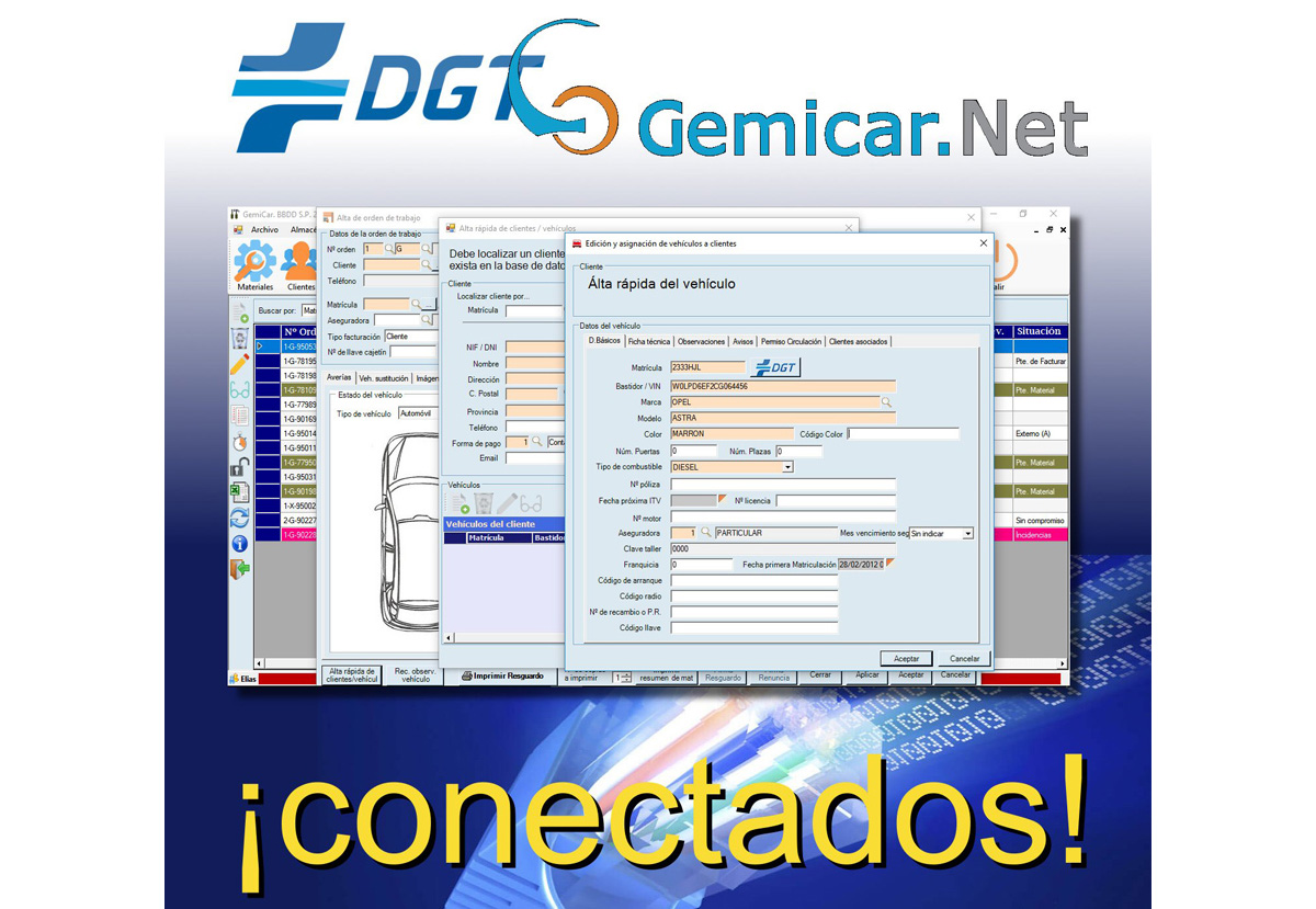 Gemicar.net se conecta con la DGT