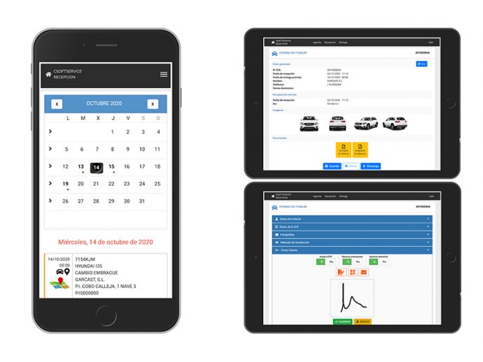 gestión de taller de automóviles con soluciones de Connection Soft Service