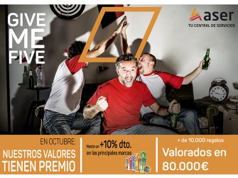 La campaña Give Me Five de ASER regresa a los talleres en octubre