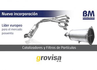 Grovisa incorpora los catalizadores y filtros de partículas de BM Catalysts
