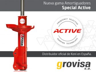 Grovisa incorpora a su oferta los nuevos amortiguadores Koni Special Active