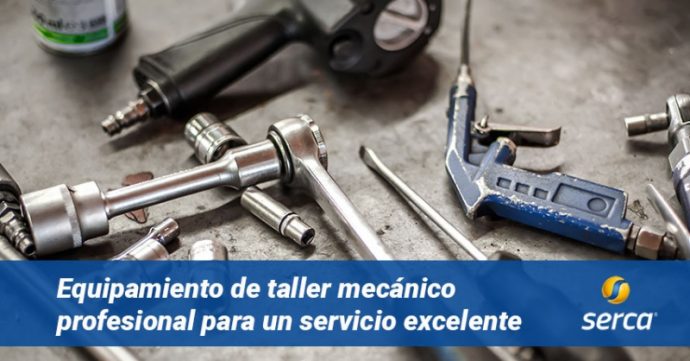 Grupo Serca listado equipamiento de taller mecánico