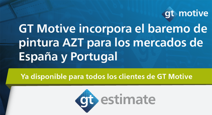 GT Motive lanza su nuevo baremo AZT de pintura en España y Portugal