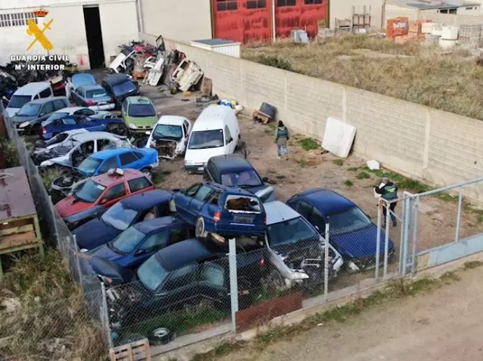 Guardia Civil cierra taller ilegal en Épila