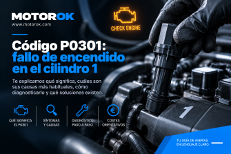 P0301: fallo encendido cilindro 1 — síntomas, causas y reparación