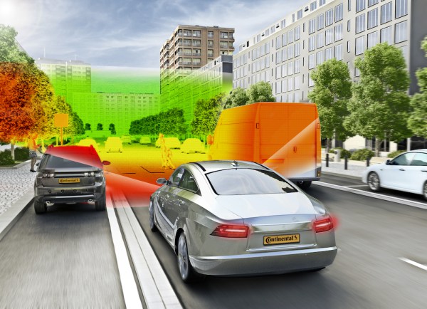 radar LIDAR flash 3D de Continental