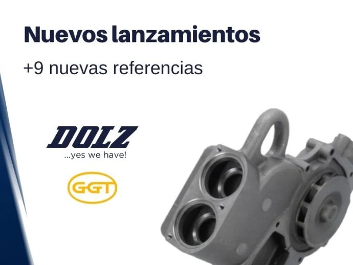 Industrias Dolz lanza 9 referencias en bombas de agua y kits de distribución