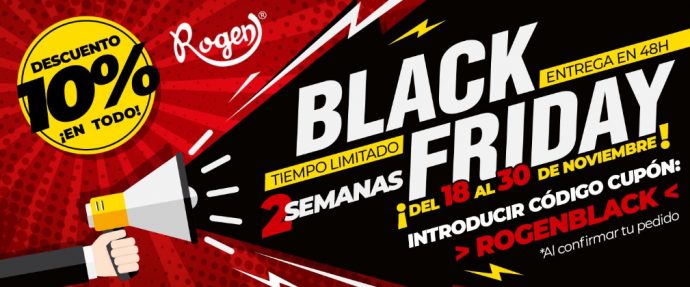 Industrias Rogen campaña Black Friday 2019