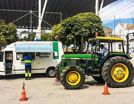 ITV móvil para vehículos agrícolas