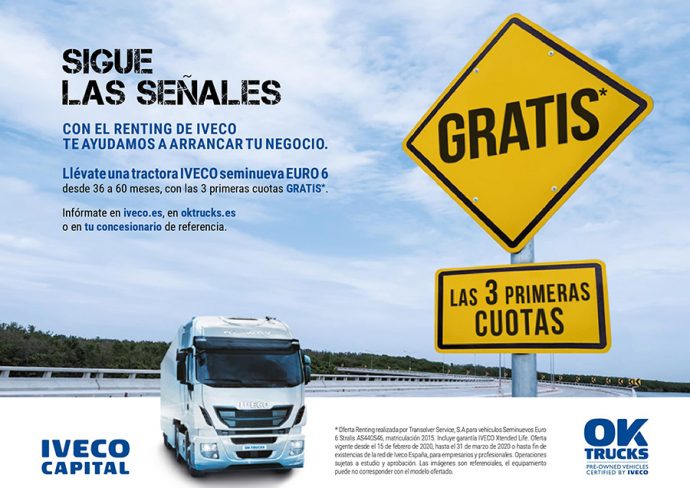 Iveco campaña Stralis Euro6 seminuevo primeras cuotas gratis