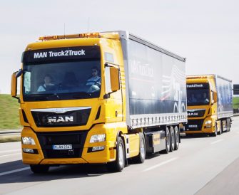 MAN pone en marcha el ‘platooning’, la circulación en convoy