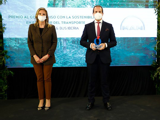 MAN recibe un galardón en los Premios Sostenibilidad y Medioambiente del diario La Razón