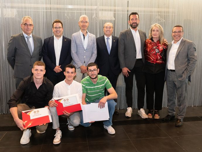 Marc Farré Vidal Ramón Queralt Llop y Daniel Muñoz Manuel premiados en los galardones Xavier Freixes Freixes 2023