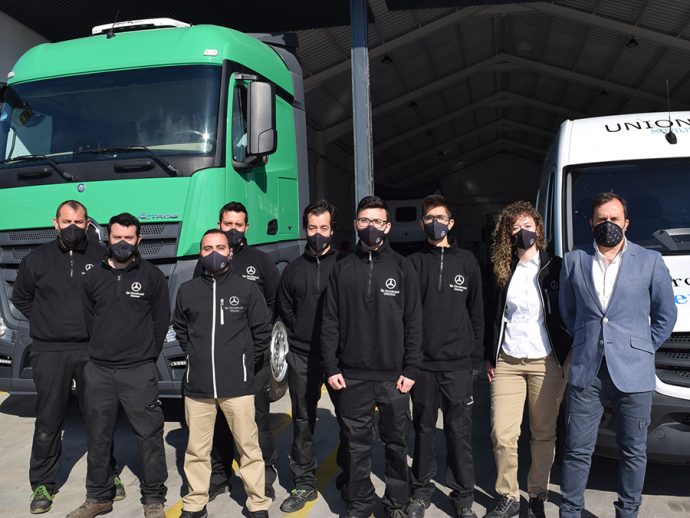 Mercedes-Benz Trucks aterriza en Alcorcón de la mano de Eje Occidental de Camiones